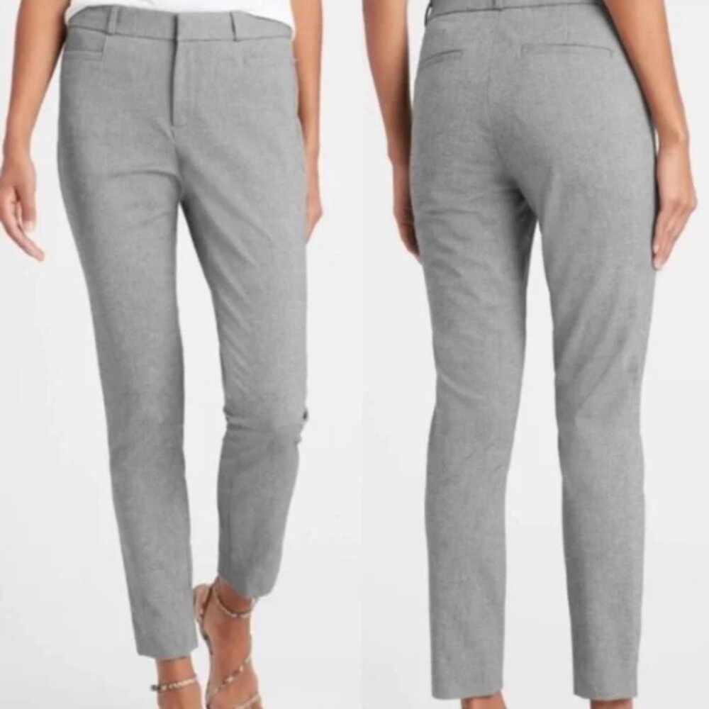Banana Republic Sloan Gray Ankle Pants Women’s 2P Career Pants